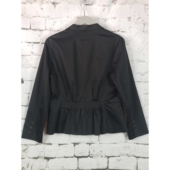 SANDRO Classic Black Stretch Blazer - Picture 3 of 5